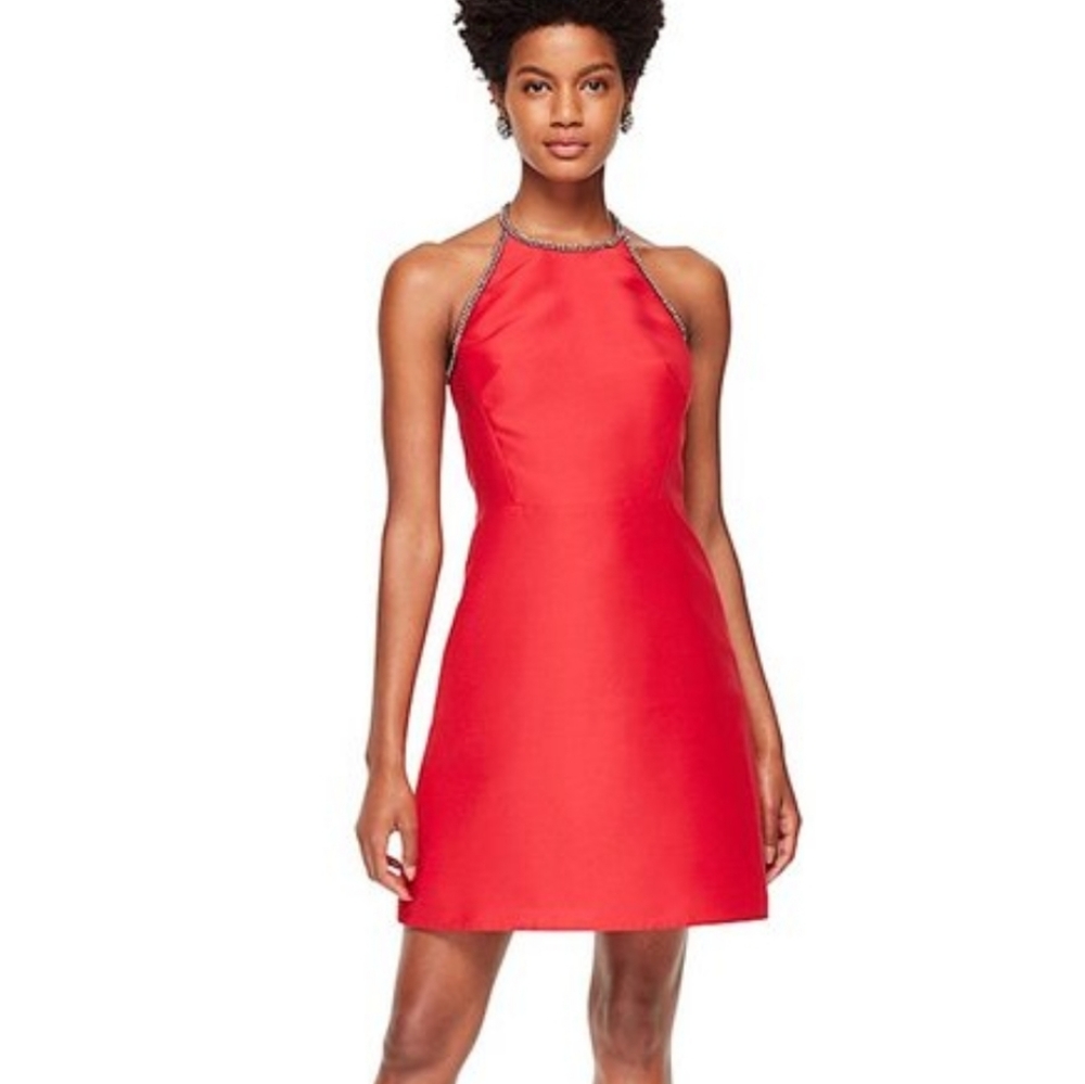 Final price New Kate spade bow red dress